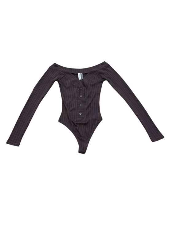 Urban Outfitters Tops - Women’s Out From Under Ribbed Off-Shoulder Bodysuit Burgundy
